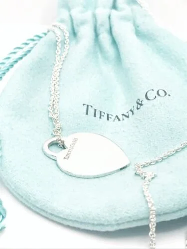 Tiffany tag necklace on sale